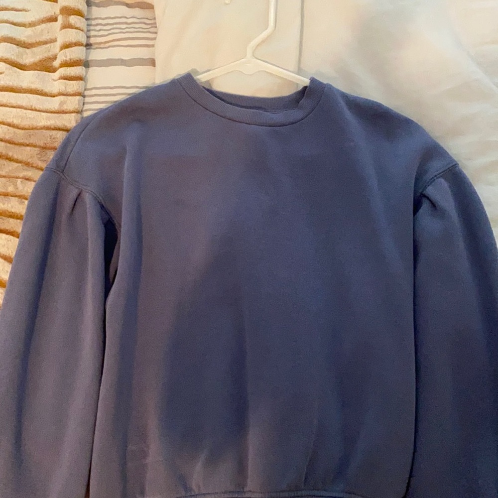 Purple crew neck
